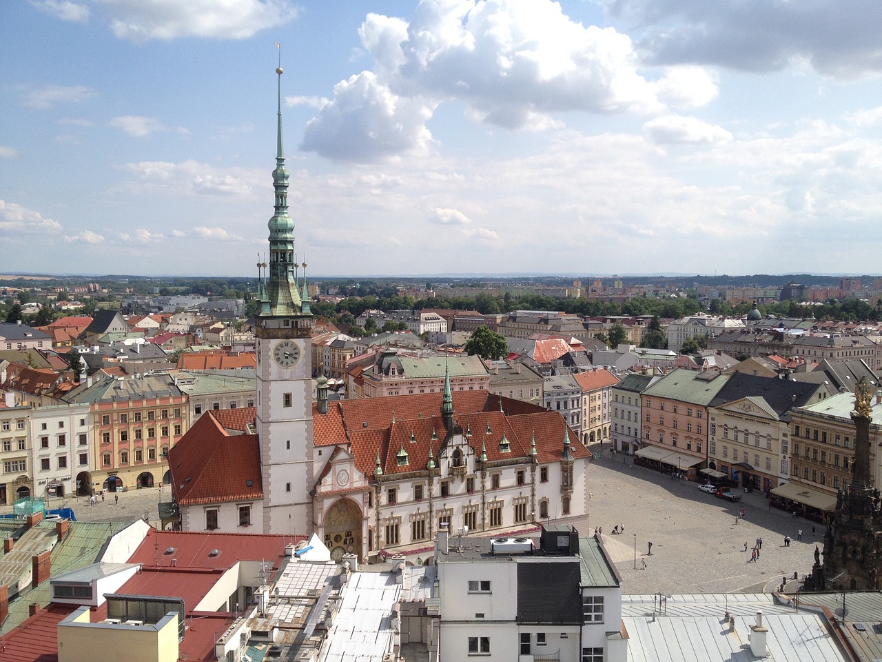 The attractions of Olomouc in the Czech Republic 