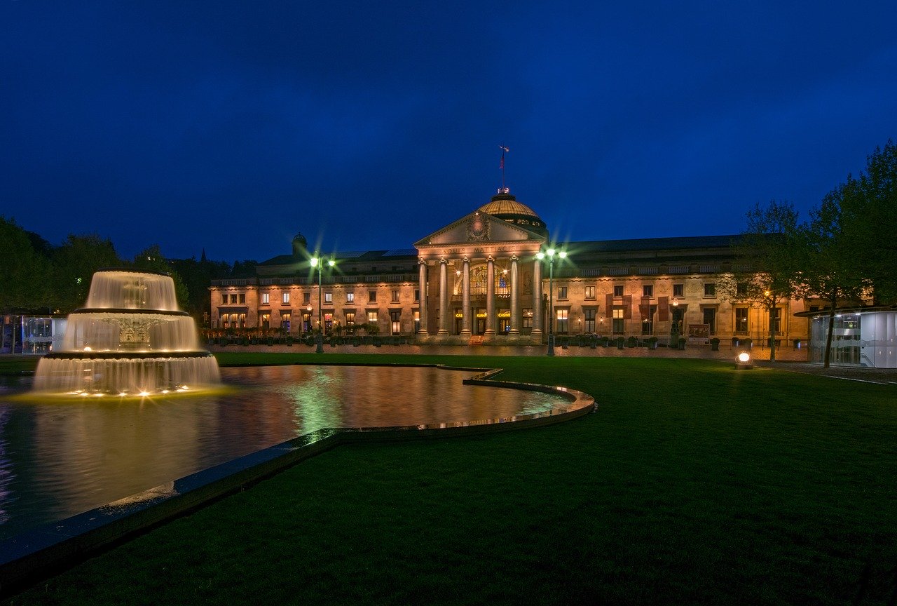 Attractions of Wiesbaden in Germany